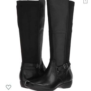 Dansko Francesca Milled Nappa Black boot size 42